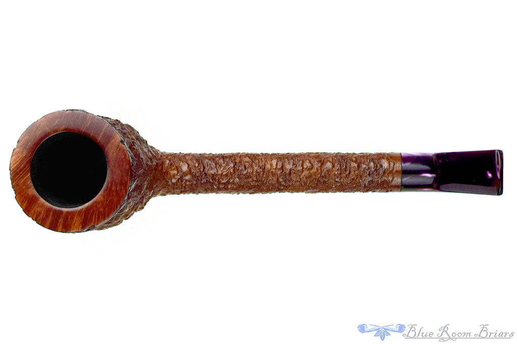 Blue Room Briars is proud to present this Castello Old Antiquari KKK 75 Rusticated Fumed Lovat Sitter Estate Pipe