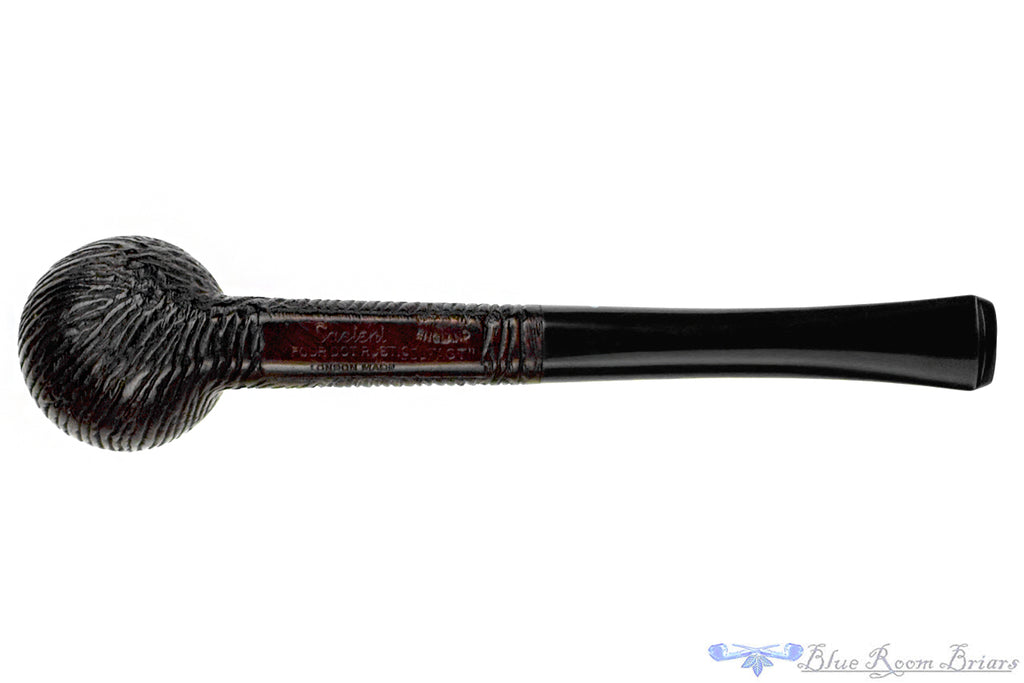Blue Room Briars is proud to present this Sasieni Four Dot Rustic Belfast Carved Billiard Estate Pipe