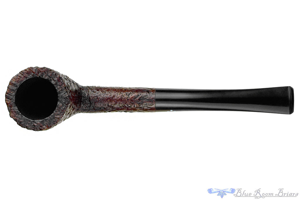 Blue Room Briars is proud to present this Sasieni Four Dot Ruff-Root Victoria Sandblast Dublin Sitter Estate Pipe