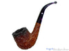 Blue Room Briars is proud to present this Castello Old Antiquari KK 65 Bent Fumed Billiard Estate Pipe