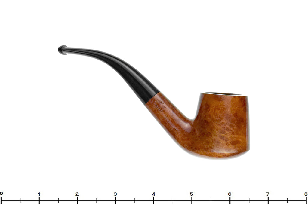 Sasieni Four Dot Natural Richmond Bent Volcano Estate Pipe