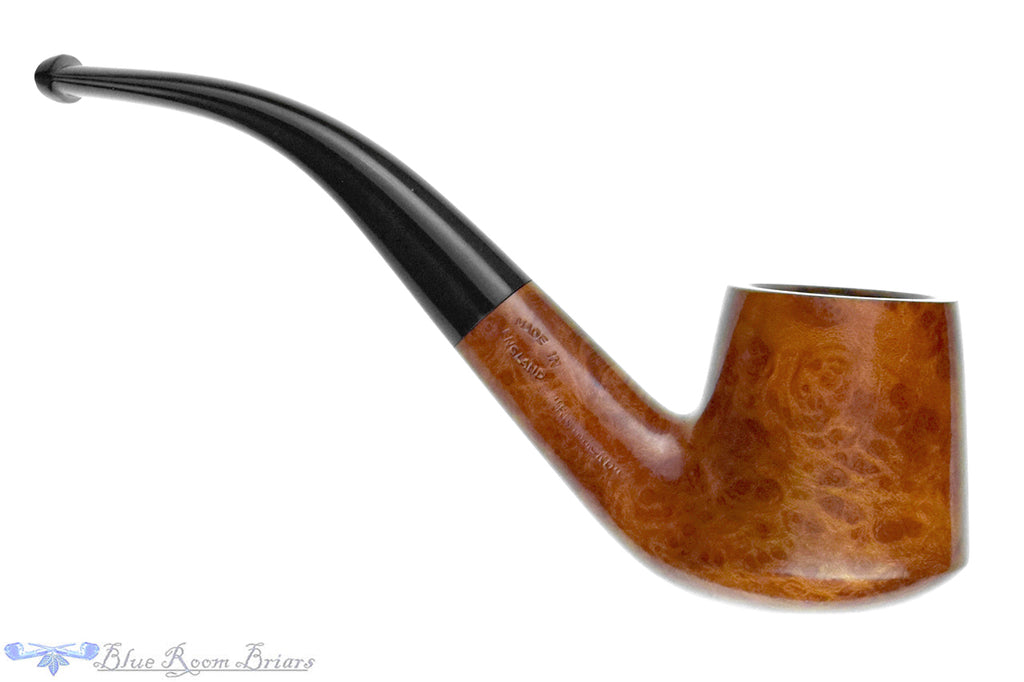 Sasieni Four Dot Natural Richmond Bent Volcano Estate Pipe