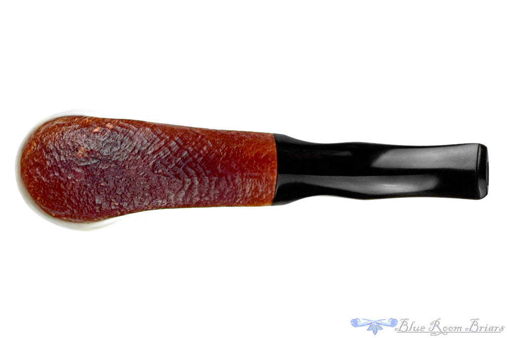 Blue Room Briars is proud to present this Savinelli Autograph 4 Bent Partial Sandblast Billiard with Oval Shank Estate Pipe 
