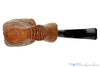 Blue Room Briars is proud to present this Sasieni Four Dot Ruff-Root 105 Bent Sandblast Freehand with Plateaux Estate Pipe