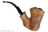 Blue Room Briars is proud to present this Sasieni Four Dot Ruff-Root 105 Bent Sandblast Freehand with Plateaux Estate Pipe