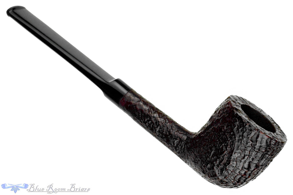 Blue Room Briars is proud to present this  Barling Ye Olde Wood L Fossil 223 Sandblast Pot Sitter Estate Pipe