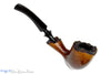 Blue Room Briars is proud to present this Viggo Nielsen Bent Partial Sandblast Freehand with Plateaux Estate Pipe