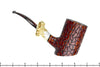 Blue Room Briars is proud to present this Joseph Skoda Pipe Large Bent Carved Poker with Antler and Brindle