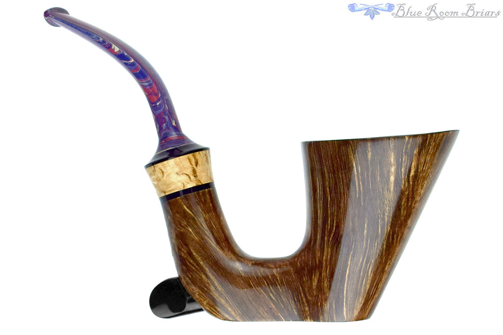 Joseph Skoda Pipe 2505 Bent Dublin Sitter with Burl