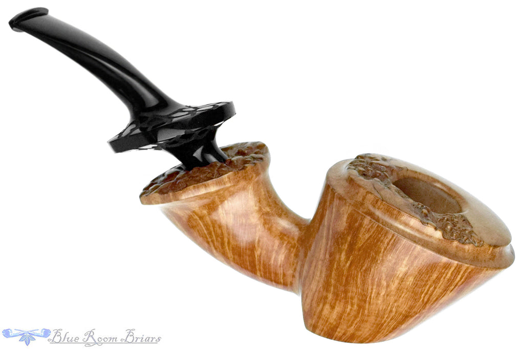Blue Room Briars is proud to present this Joseph Skoda Pipe 2104 Bent Dublin Sitter with Plateaux