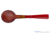 Blue Room Briars is proud to present this Joe Hinkle Pipe 26 E 4 Bent Sandblast Scoop with Resin Stem
