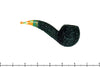 Blue Room Briars is proud to present this Dr. Bob Pipe Green Rusticated Hawkbill with Acrylic