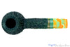 Blue Room Briars is proud to present this Dr. Bob Pipe Green Rusticated Hawkbill with Acrylic