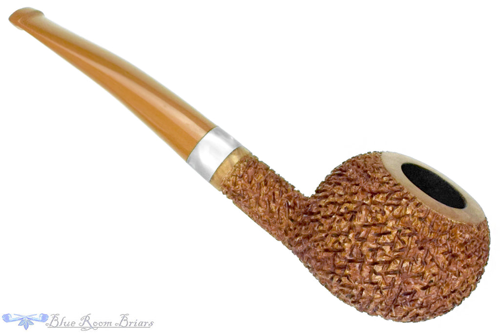 Blue Room Briars is proud to present this Dr. Bob Pipe Tan Rusticated Prince with Acrylic
