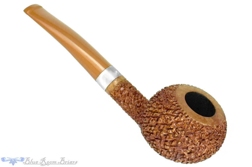 Blue Room Briars is proud to present this Dr. Bob Pipe Tan Rusticated Prince with Acrylic