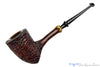 Blue Room Briars is proud to present this Nate King Pipe 1142 Contrast Ring Blast Dan Dublin with Dark Bamboo