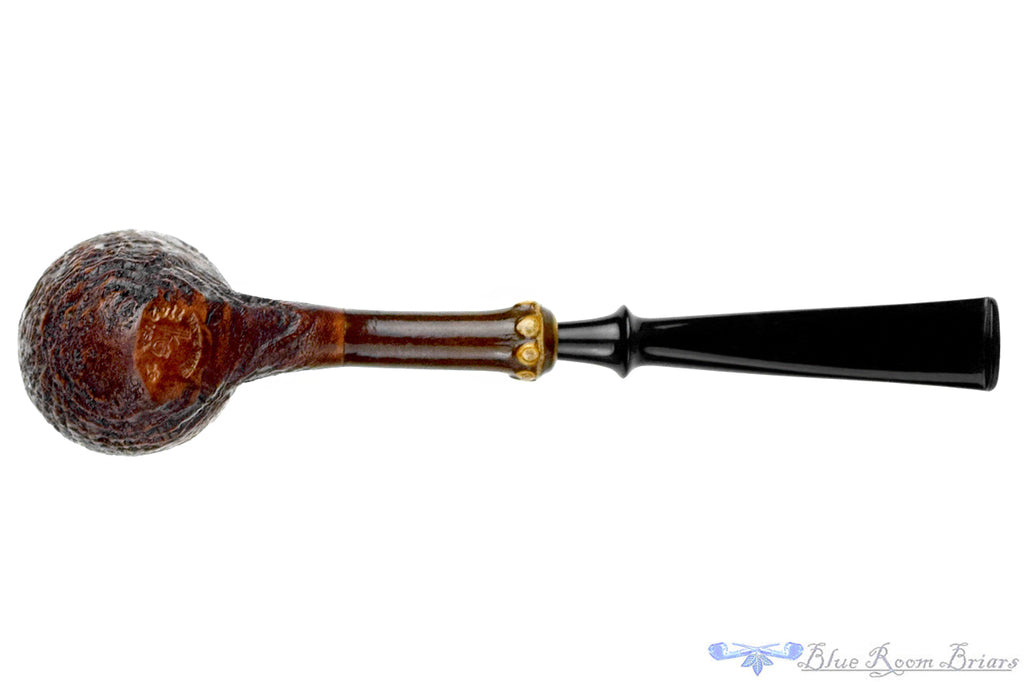 Blue Room Briars is proud to present this Nate King Pipe 1142 Contrast Ring Blast Dan Dublin with Dark Bamboo
