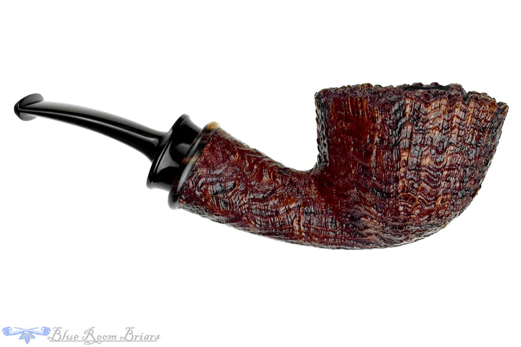 Blue Room Briars is proud to present this Bill Shalosky Pipe Bent Ring Blast Wide Dublin 