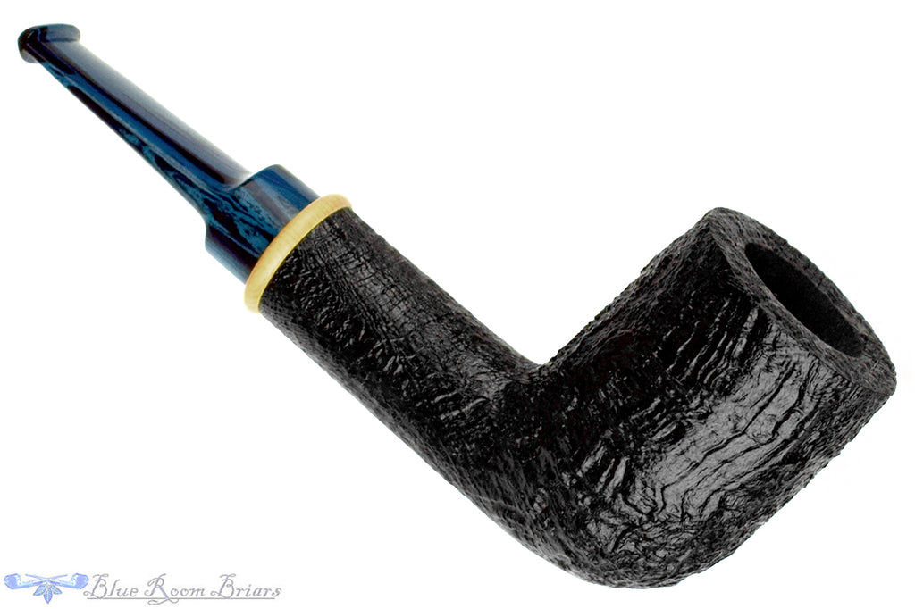 Bill Shalosky Pipe 851 Black Blast Billiard with Boxwood