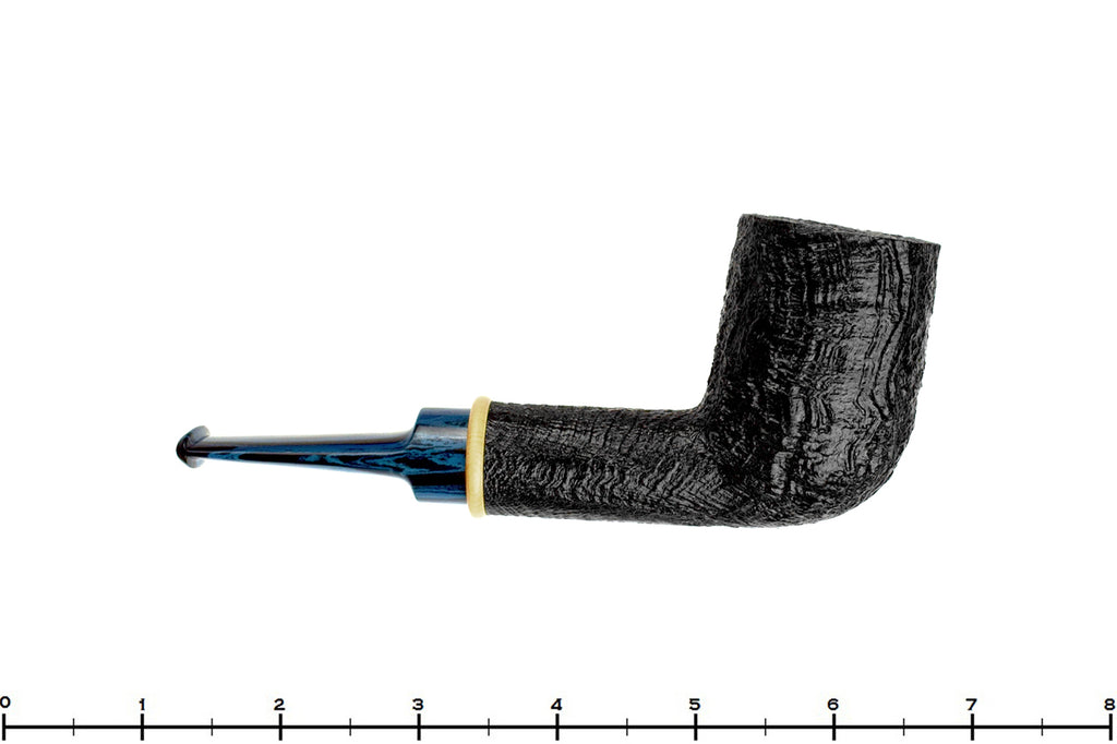 Bill Shalosky Pipe 851 Black Blast Billiard with Boxwood