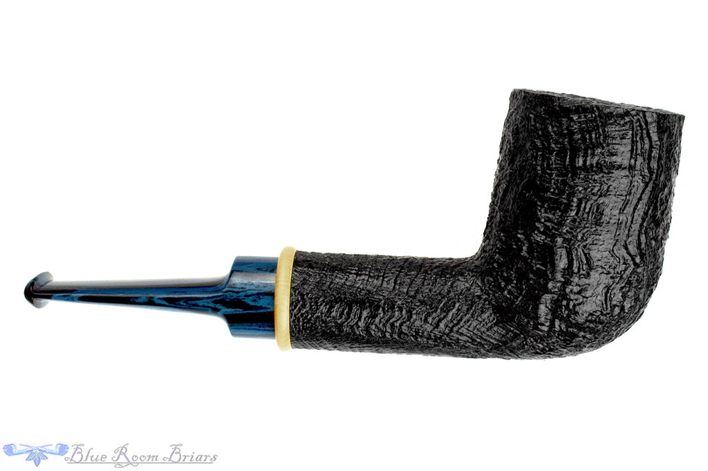 Bill Shalosky Pipe 851 Black Blast Billiard with Boxwood