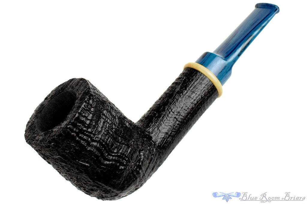 Bill Shalosky Pipe 851 Black Blast Billiard with Boxwood