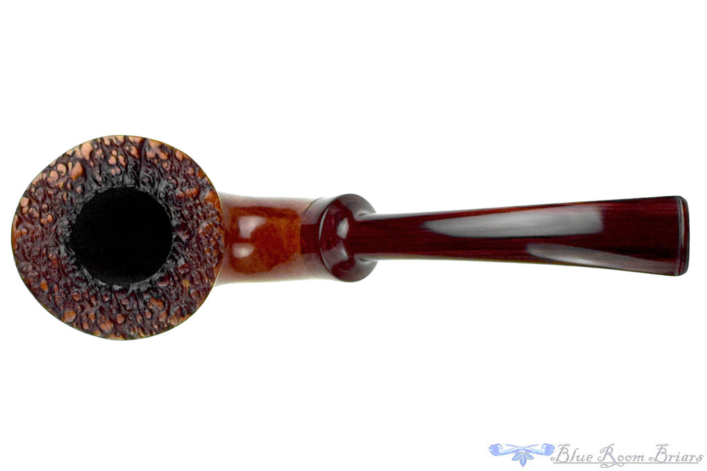 Blue Room Briars is proud to present this Stanwell Bent Horn with Plateau and Brindle Estate Pipe