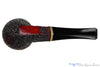 Blue Room Briars is proud to present this Captain Pete (Peterson) XL80 Bent Partial Carved Bulldog with Brass and Nickel Estate Pipe