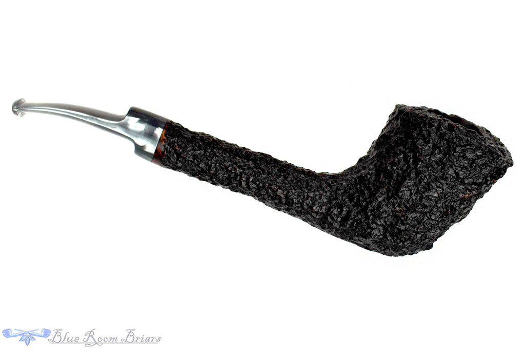 Blue Room Briars is proud to present this Cameo Mano (Savinelli) Large Rusticated Yachtsman Estate Pipe