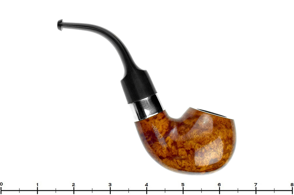 Blue Room Briars is proud to present this Peterson St Patrick's Day (2006 Make) XL02S Bent Apple with Nickel Estate Pipe