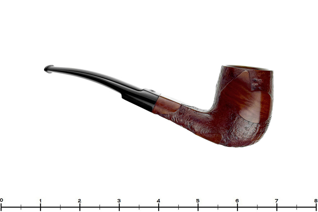 Blue Room Briars is proud to present this GBD Collector Tapestry 1688 (Pre-Cadogan) Partial Sandblast Bent Billiard with Panel Shank Estate Pipe