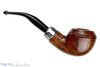 Blue Room Briars is proud to present this K&P Irismade (Peterson) 999 Bent Rhodesian with Nickel and Military Mount Estate Pipe