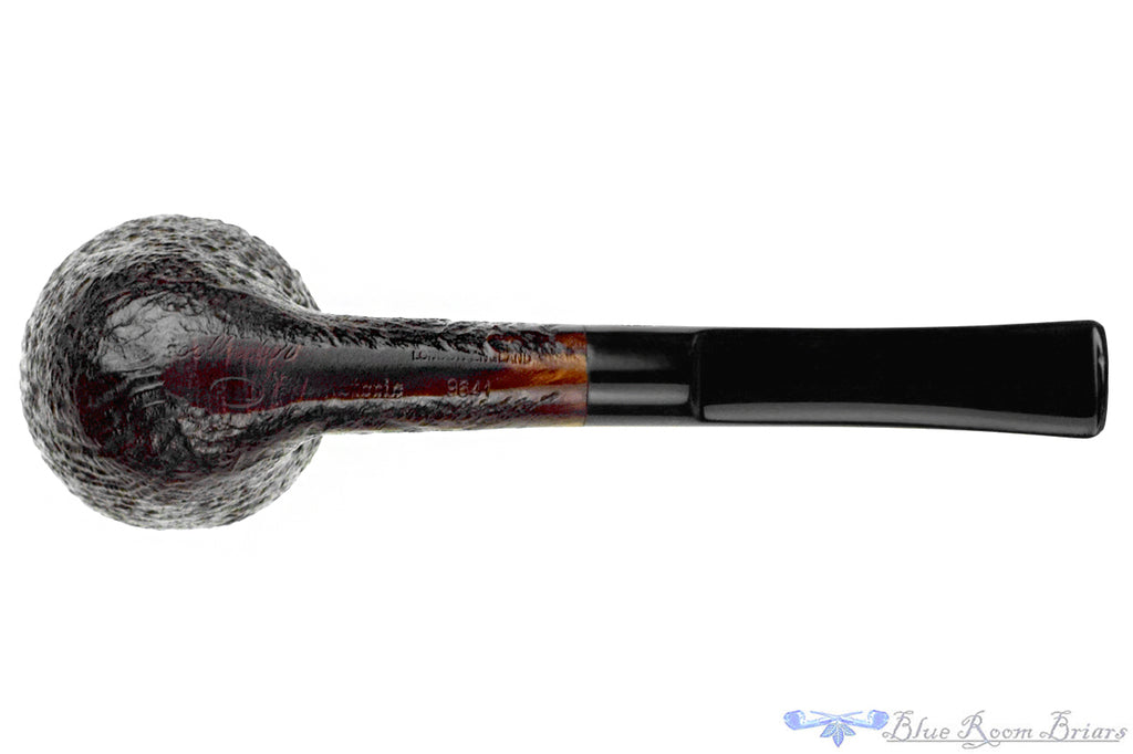 Blue Room Briars is proud to present this GBD Collector Prehistoric 9641 (Pre-Cadogan) Sandblast Rhodesian Sitter Estate Pipe