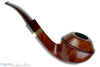 Stanwell Bent Bulldog (9mm Filter with Adapter) with Brass and Brindle Estate Pipe