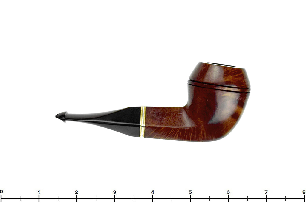 Blue Room Briars is proud to present this Captain Pete (Peterson) Bulldog with Brass, Nickel and P-Lip Estate Pipe