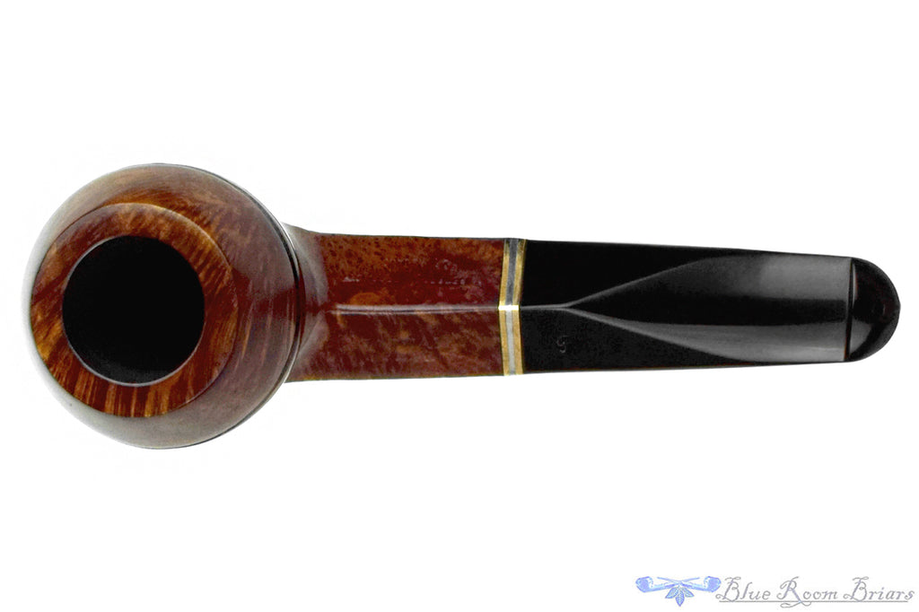 Blue Room Briars is proud to present this Captain Pete (Peterson) Bulldog with Brass, Nickel and P-Lip Estate Pipe