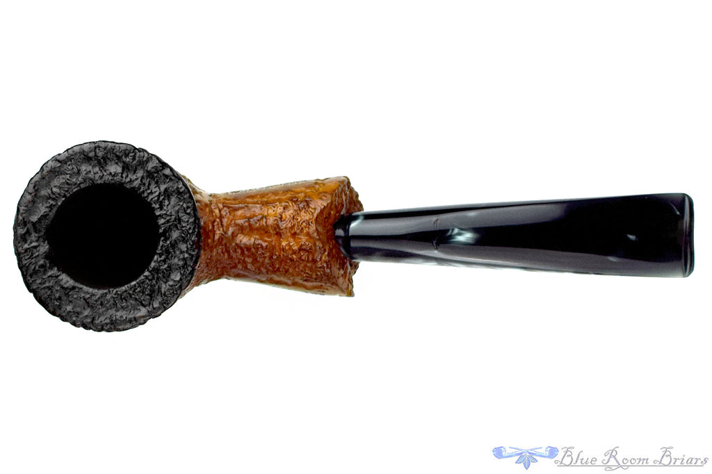 Blue Room Briars is proud to present this Caminetto Business 142 Bent Rusticated Fumed Urn Estate Pipe
