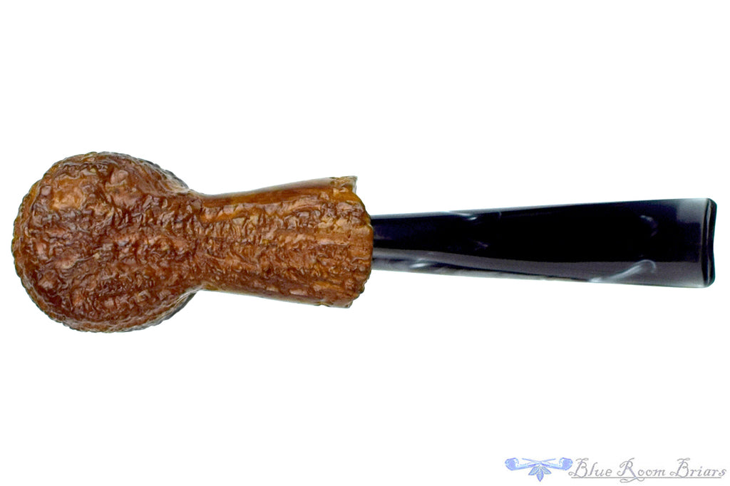 Blue Room Briars is proud to present this Caminetto Business 142 Bent Rusticated Fumed Urn Estate Pipe