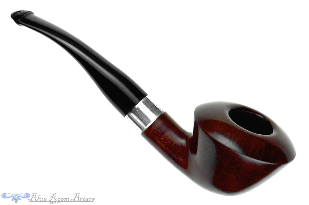Blue Room Briars is proud to present this Peterson Kildare B7 (1998 Make) Bent Rhodesian with Silver and P-Lip Estate Pipe