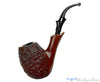 Blue Room Briars is proud to present this Castello Sea Rock Briar G 293 Partial Rusticated Bent Egg Sitter Estate Pipe