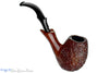 Blue Room Briars is proud to present this Castello Sea Rock Briar G 293 Partial Rusticated Bent Egg Sitter Estate Pipe
