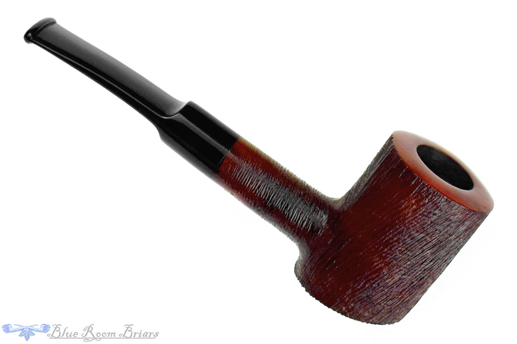 Blue Room Briars is proud to present this Stanwell Brushed Carved Poker Sitter (9mm Filter) Estate Pipe