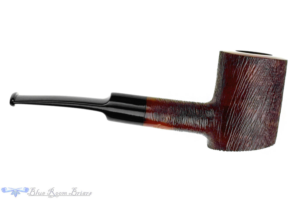 Blue Room Briars is proud to present this Stanwell Brushed Carved Poker Sitter (9mm Filter) Estate Pipe