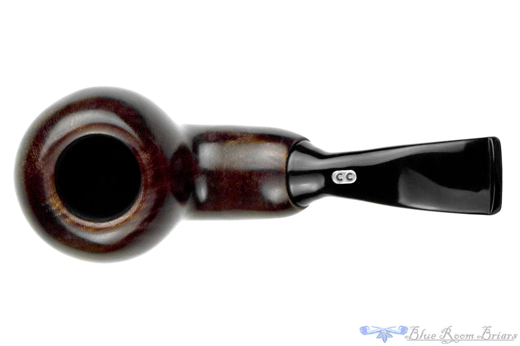 Blue Room Briars is proud to present this Chacom Reverse Calabash Bent Tomato Estate Pipe