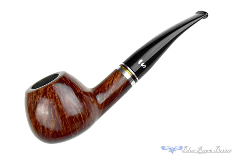 Savinelli Roma 620 Rusticated Hungarian (6mm Filter) with Brass Estate Pipe