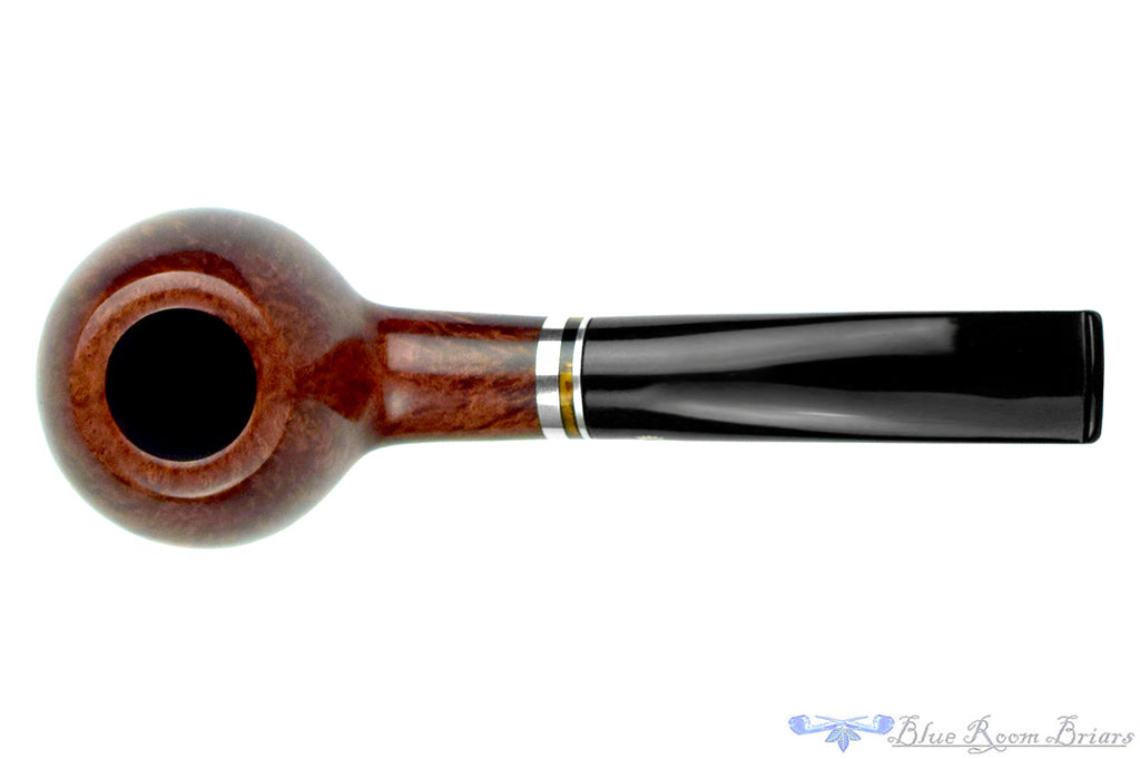 Stanwell Trio 109 Bent Author (9mm Filter) with Nickel and Acrylic UNSMOKED Estate Pipe