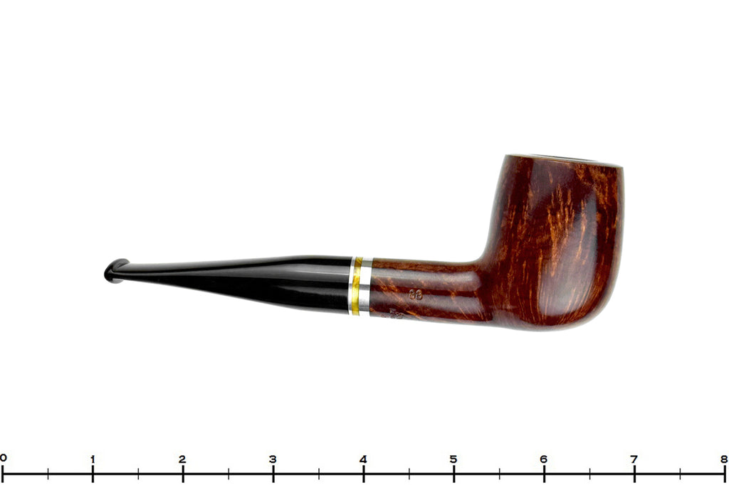 Blue Room Briars is proud to present this Stanwell Trio 88 Billiard (9mm Filter) with Nickel and Acrylic UNSMOKED Estate Pipe