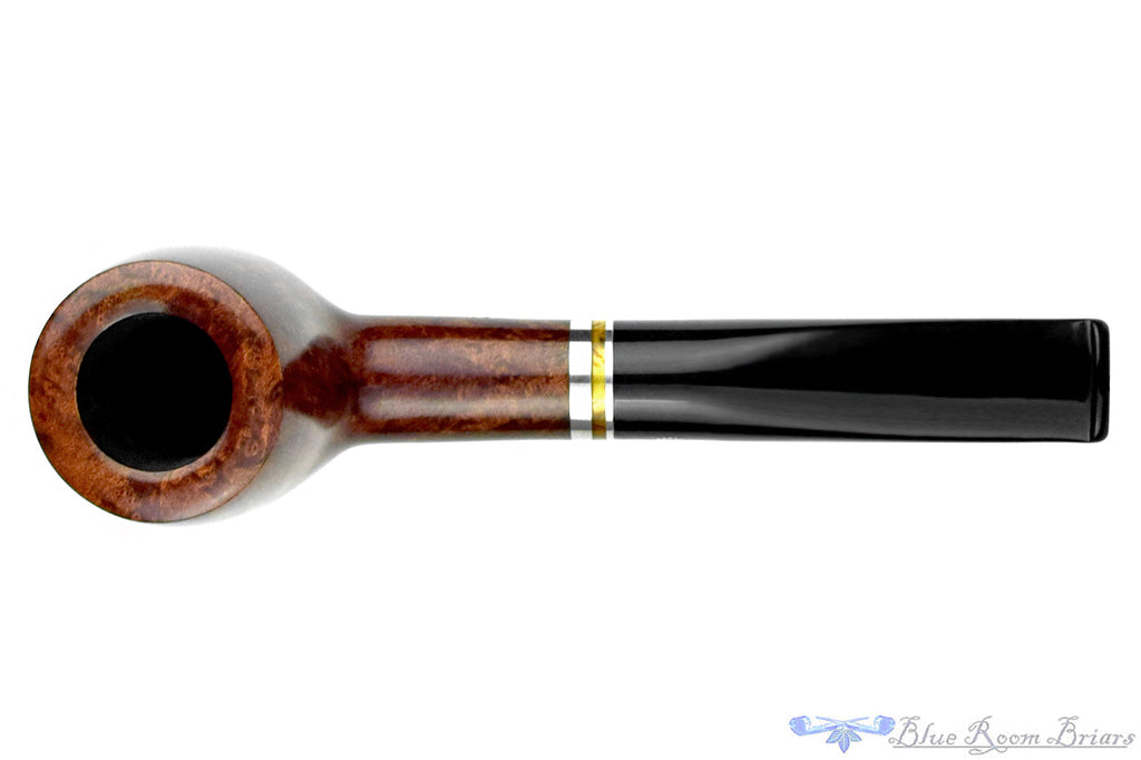 Blue Room Briars is proud to present this Stanwell Trio 88 Billiard (9mm Filter) with Nickel and Acrylic UNSMOKED Estate Pipe