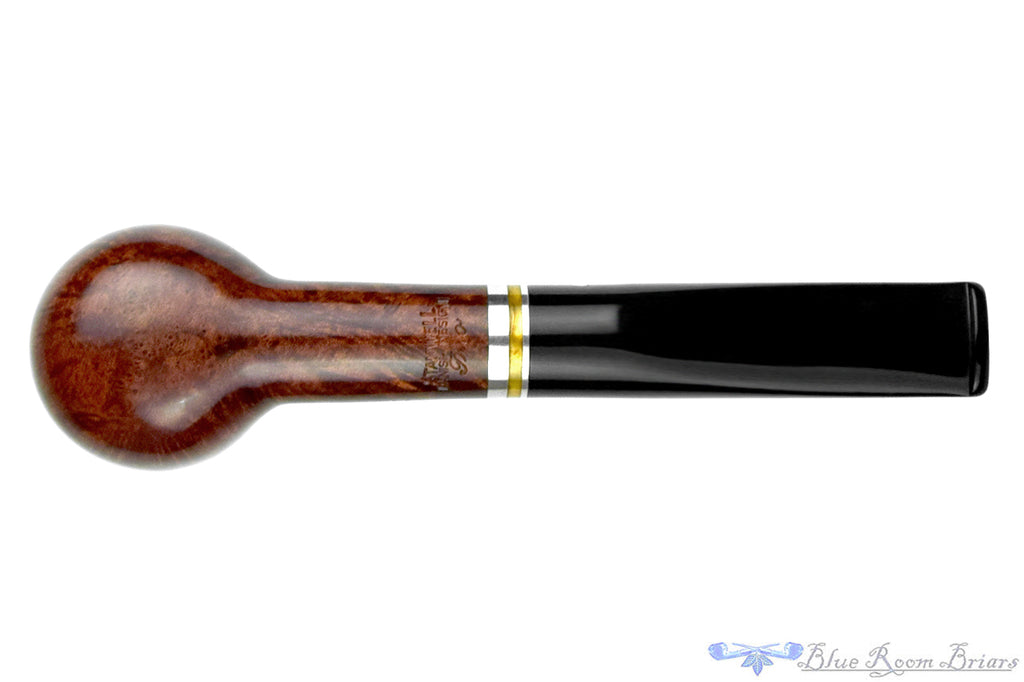Blue Room Briars is proud to present this Stanwell Trio 88 Billiard (9mm Filter) with Nickel and Acrylic UNSMOKED Estate Pipe