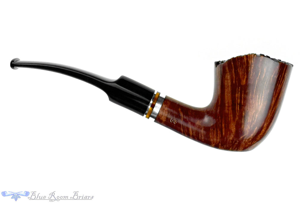 Stanwell Trio 63 Bent Dublin with Nickel and Plateau UNSMOKED Estate Pipe